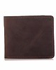 portfele męskie Skórzany Portfel Męski Slim Wallet Vintage Ciemnobrązowy BW05 2