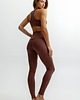 legginsy Legginsy z wysokim stanem icon, LUMEA - Mocha Brown 1