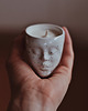 świece zapachowe Świeczka sojowa Face Art Dots ceramiczna 60 ml 1