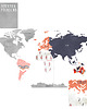 naklejki ścienne do pokoju dziecka Mapa Świata DK336 1