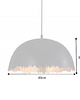 lampy wiszące Lampa wisząca sufitowa Glow Modern czarna złota metalowa 61cm 6