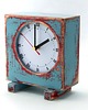 zegary Zegar drewniany - cichy mechanizm BLUE 1