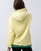 bluza z kapturem damska Bluza z kapturem  damska "KOLOROWO MI" pastelowy żółty 3