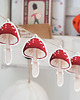 dekoracje świąteczne Zestaw 8 zawieszek w kształcie muchomorka 2