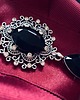 broszki Brosza  w kropeczki  w stylu glamour 7