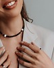 bransoletki z kamieni naturalnych Choker z Pereł Lawy i Jaspisu 4