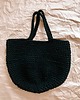 torby na ramię Torba kosz ze sznurka bawełnianego czarna 2