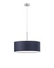 lampy wiszące Beżowa lampa wisząca do salonu z abażurem 50 cm SINTRA 6