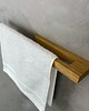 dodatki - łazienka - różne Minimalistyczny wieszak dębowy do łazienki 5
