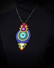 wisiory Etniczny naszyjnik soutache 6