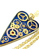 wisiory Wisior serce Sweet Heart Bronze (Blue) I 3