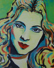 obrazy Obraz olejny do salonu portret joan fontaine 2