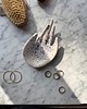 pojemniki na biżuterię Ceramiczna Łapka Handmade Talerzyk na Biżuterię Niebieskie Ciapki 3