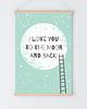 obrazy i plakaty do pokoju dziecięcego To the moon and back -  plakat 1