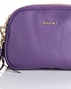 torby na ramię Torebka skórzana z ozdobnym paskiem -fioletowa  (7125) 8
