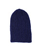 czapki i kapelusze męskie Granatowa długa czapka beanie nerd krasnal hipster 1