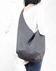 torby XXL Short Boogi Bag grafitowa / torebka hobo / boho 4