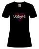 t-shirt damskie Koszulka damska organiczna SERCE VOLLEYBALL 1