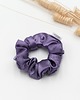 gumki do włosów Scrunchie/frotka fiolet satyna 1