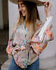 bluzki kimonowe damskie Kimono BLOOM beige 8