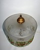 lampy stołowe Lampa stołowa Art Deco, lata 50.  Mosiądz i szkło  Vintage  2x E27 4