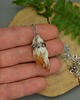 naszyjniki - inne Wisiorek Talizman surowy cytryn szpic wire wrapping 6