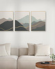 plakaty Abstrakcyjne, minimalistyczne plakaty z wizerunkiem gór, zestaw/tryptyk. 3
