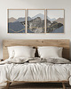 plakaty Plakaty góry Tatry, zestaw/tryptyk w stylu mid-century, do salonu, sypialni. 3