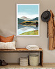 plakaty Sudety - widok z górami - plakat fine art 3