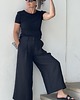 spodnie materiałowe damskie Lniane spodnie HAKAMA 100 % LEN 2
