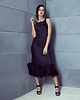 sukienki midi damskie Czarna suknia wieczorowa Black Book 1