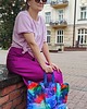 torby XXL Torba na plażę w kolorowe chmury 2