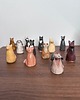figurki i rzeźby Ceramiczny kot na kocie wąsy wibrysy 8