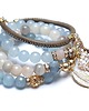 bransoletki z kamieni naturalnych Light pastel colours vol. 14  /23.10.24/ - set 2