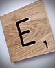 napisy dekoracyjne i tabliczki Litery scrabble, z drewna, drewniana krzyżówka 6