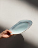 patery i talerze Lodowiec - niebieska ceramiczna patera handmade 2