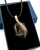 wisiory Agat z druzą wisiorek wire wrapping 2