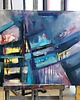 obrazy Obraz ręcznie malowany na płótnie 70x100 cm - abstrakcja 1