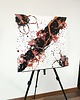 obrazy Flower Flow V 55x55 cm  Akryl na płótnie Obraz do salonu 1