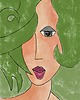plakaty "The girl with green hair" plakat graficzny 1