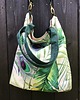 torby XXL Torbay hobo XXL - print, pawie oczka 2