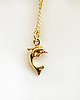 złote naszyjniki Naszyjnik z delfinem, złoty delfin delfinek 2
