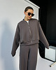 bluza bez kaptura damska Bluza Bomber cacao na zamek 5