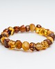 bransoletki z kamieni naturalnych OBCIOSKI Personalizowana bransoletka z bursztynu bałtyckiego 3
