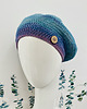 czapki damskie Wiosenny beret damski z antenką ręcznie robiony bawełna one size 1