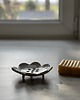 mydelniczki Ceramiczna Minimalistyczna Mydelniczka Kwiat Perłowo Biala Handmade 4