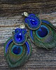 kolczyki soutache Peacock Eye-kolczyki soutache 6