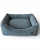 legowiska dla psów i kotów Legowisko dla psa Kanapa Boucle Niebieska Premium Pieski Dwa 1