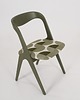 krzesła Krzesło zielone, duński design, lata 70, produkcja: Dania 4