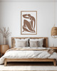 plakaty PLAKAT kobieta, Matisse, ilustracja, grafika brązowy 1